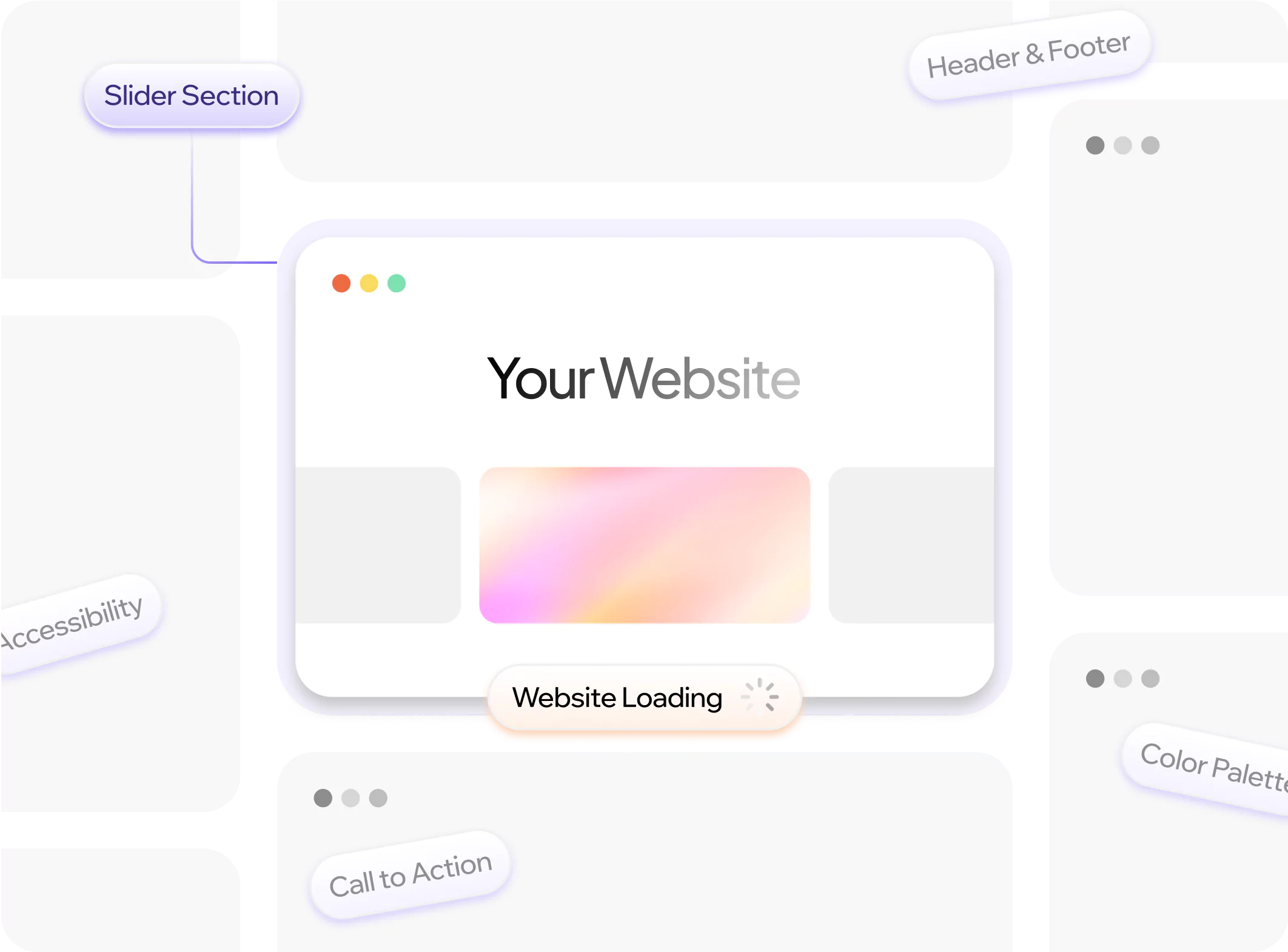 A Minutes-built landing page shown on desktop and mobile